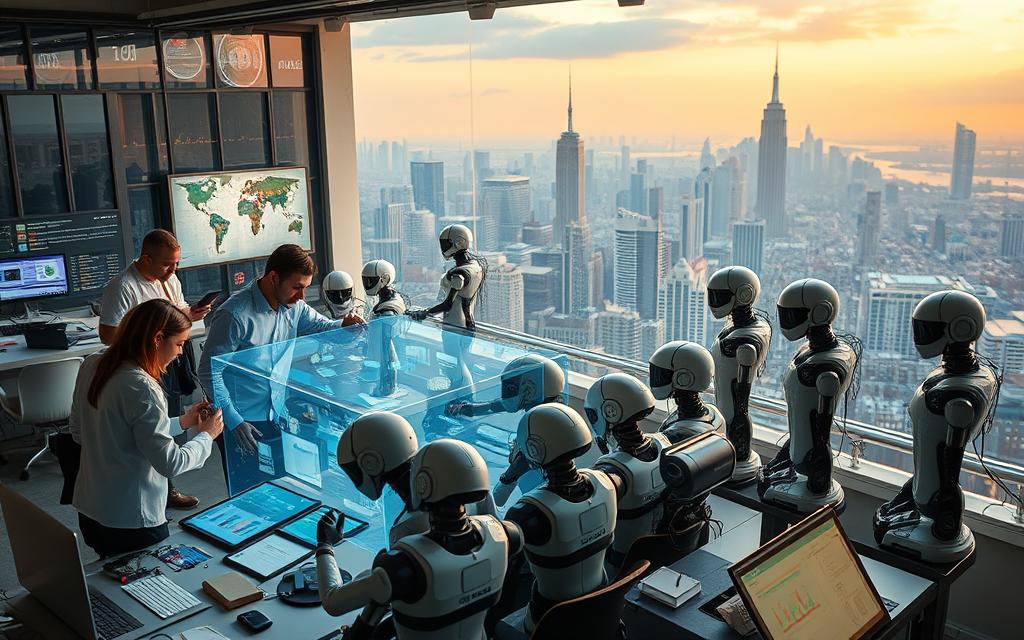 AI and human collaboration in hybrid workforce