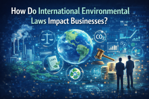 Explore how international environmental laws impact businesses in 2026, covering compliance costs, market access, reputation, and strategic opportunities for sustainable growth.