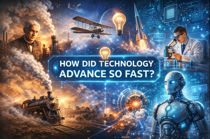 how did we advance in technology so fast